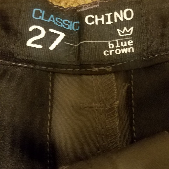 Boys 27 gray chino shorts - Picture 2 of 2